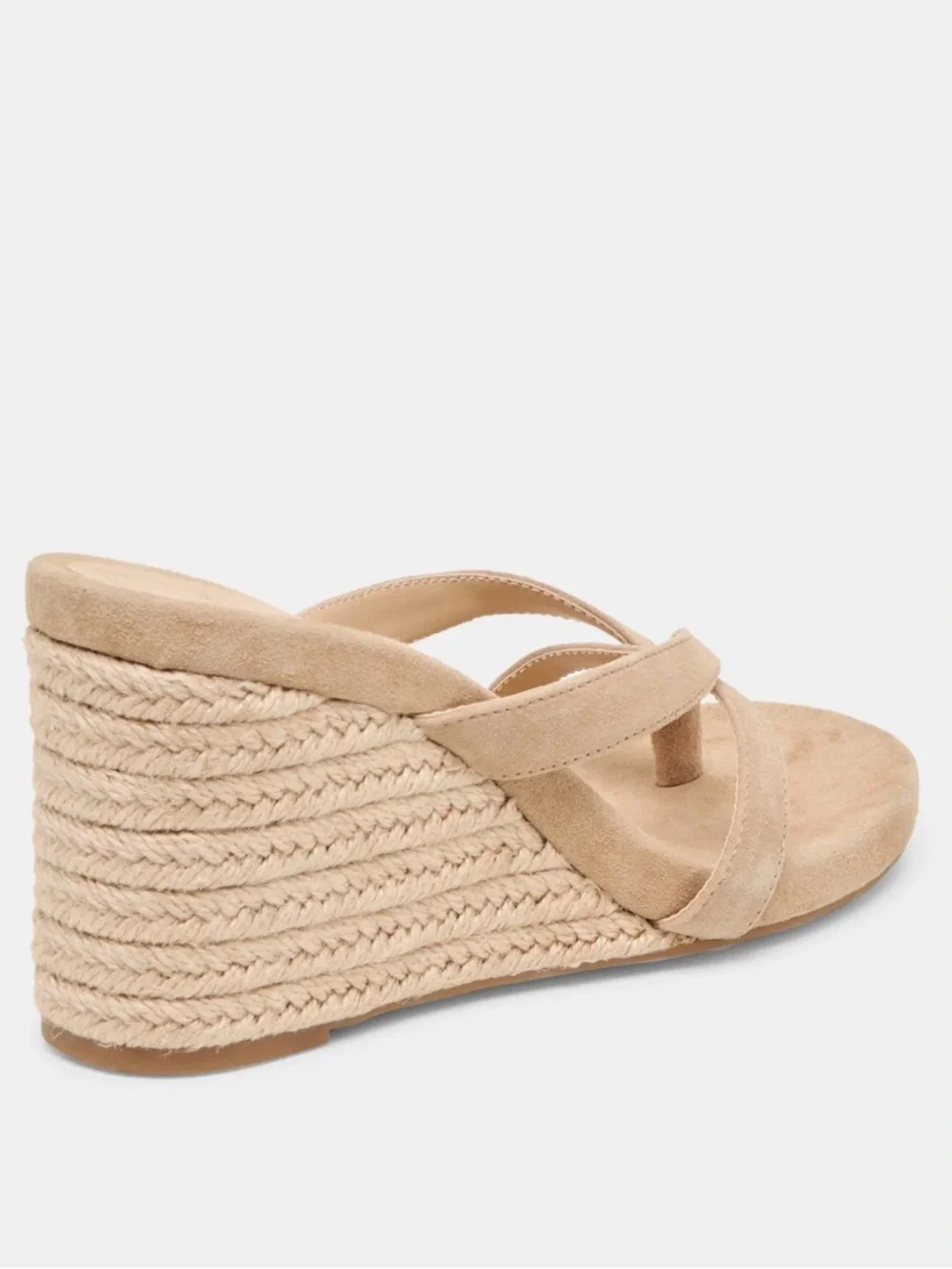 Dolce Vita Helan Espadrille Wedges in Camel Suede; Size 8 - Picture 3 of 16